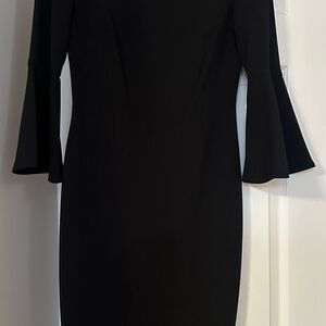Calvin Klein Black Long Sleeve Dress